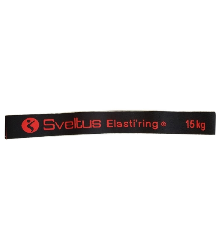 Slika Krožni elastični trak 15 kg - Črn - Sveltus