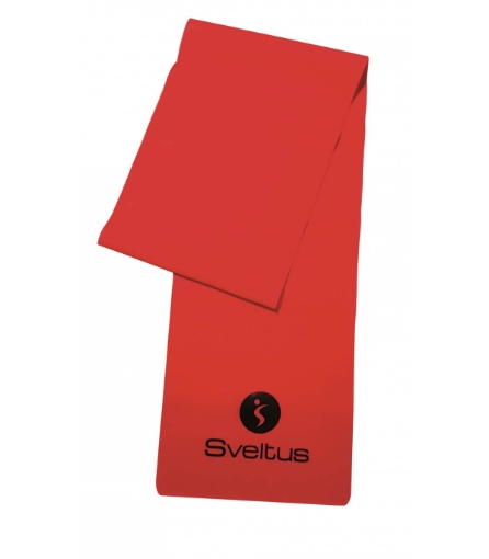 Slika Latex trak za vadbo rdeč 1.2m Strong - Sveltus