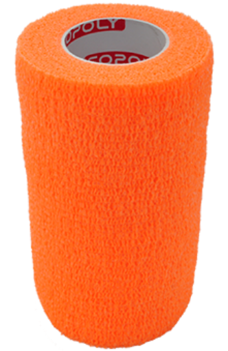 Slika Samolepilni elastični povoj 10 cm - Oranžna