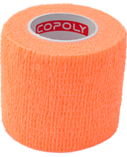 Slika Samolepilni elastični povoj 5 cm - Oranžna