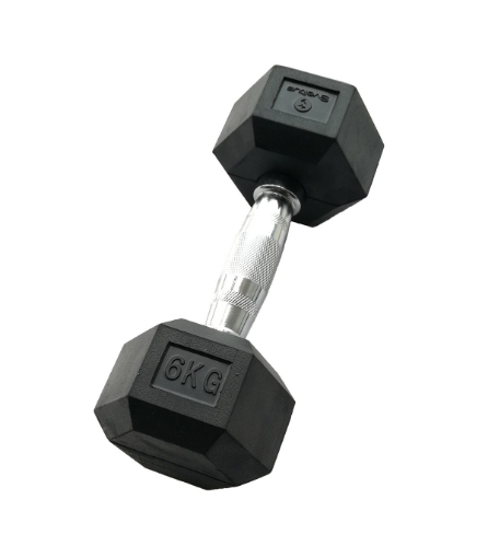 Slika Heksagonalna utež 6kg - Utež
