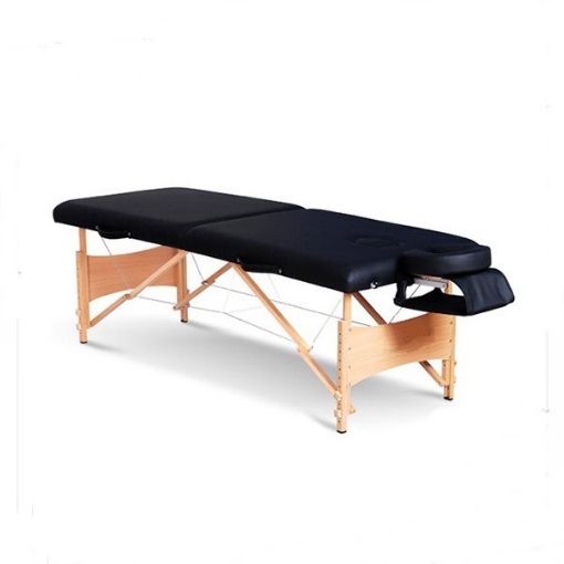 Slika Lesena masažna postelja - 220 cm