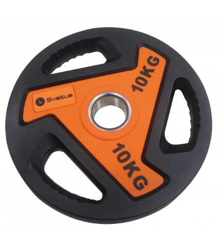 Slika OLIMPIJSKI DISK Z ROČAJI - 10KG SVELTUS