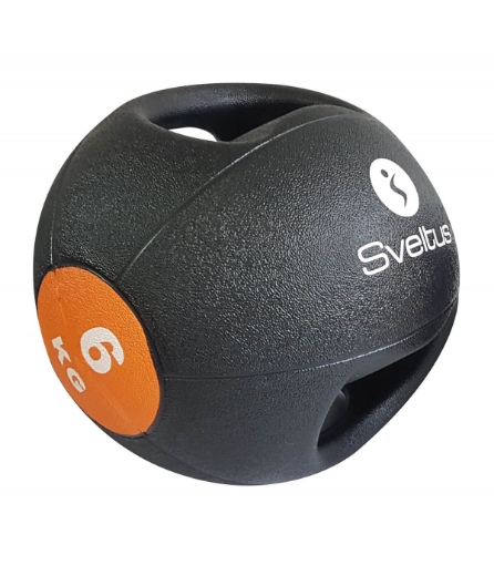 Slika Medicinska žoga z ročaji 6 kg - Sveltus