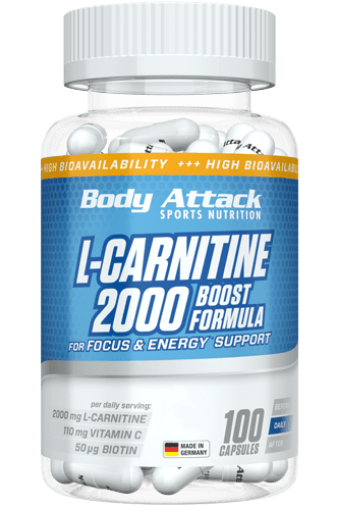 Slika L-KARNITIN 2000 BODY ATTACK - 100 KAPSUL