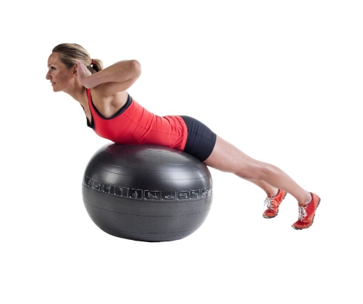 Slika GIMNASTIČNA ŽOGA 75 CM ČRNA + ČRPALKA P2I