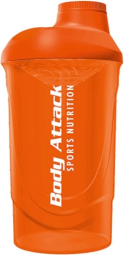 Slika ORANŽNI SHAKER - 600ML BODY ATTACK