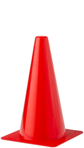 Slika Plastični Trening Koni 30cm - Rdeča 