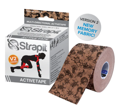 Slika ACTIVETAPE 5CM x 5M - BEŽ/ČRNA