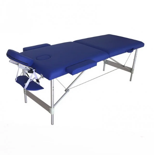 Slika Aluminijasta masažna miza - 220cm Modra