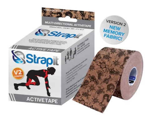 Slika ACTIVETAPE 7,5CM x 5M - BEŽ/ČRNA