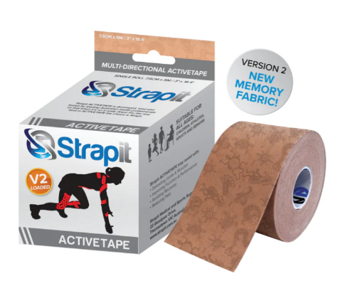 Slika ACTIVETAPE 7,5CM x 5M - BEŽ/BEŽ