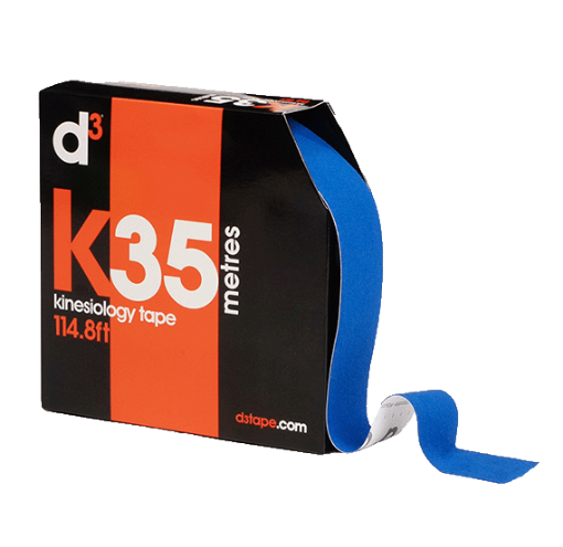 Slika K35 Kinezio Trak Kraljevsko Modra 5cm x 35m - d3Tape
