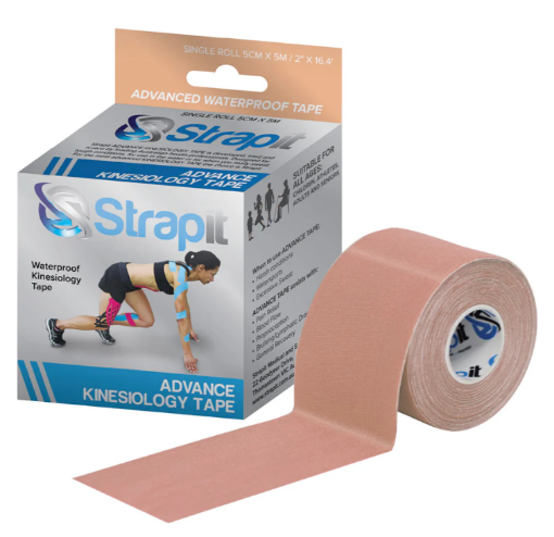 Slika Kineziološki trak Advance 5cm x 5m Bež – Strapit
