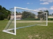 Slika Premični aluminijast nogometni gol 7,32 × 2,44 m z vključeno mrežo — VI 5900