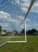 Slika Premični aluminijast nogometni gol 7,32 × 2,44 m z vključeno mrežo — VI 5900
