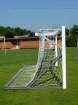 Slika Premični aluminijast nogometni gol 7,32 × 2,44 m — Zložljiv okvir z vključeno mrežo — VI 5901