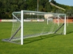 Slika Premični aluminijast nogometni gol 6 × 2 m — Zložljiv okvir z vključeno mrežo — VI 5911