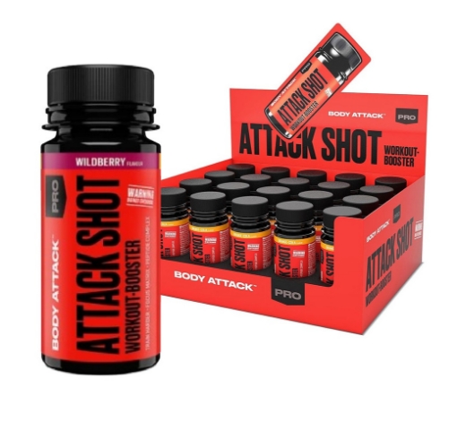Slika ATTACK SHOTS 20 x 60ml - Divje jagode
