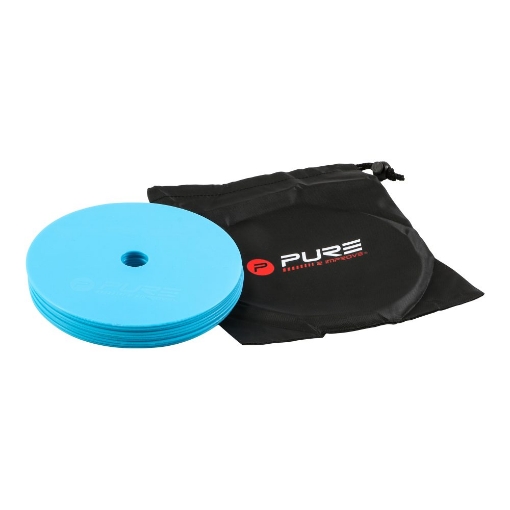 Slika SET 10 MODRIH P2I RAVNIH OZNAČEVALCEV