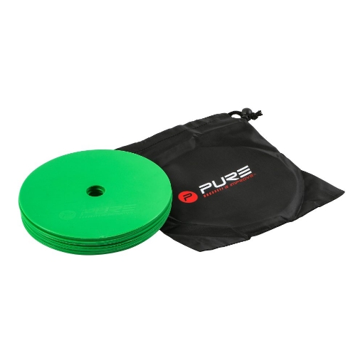 Slika SET 10 ZELENIH P2I RAVNIH OZNAČEVALCEV