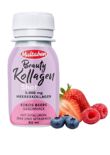 Slika Beauty Colagen Shot 60ml Cocos si Fructe de padure- Multaben 