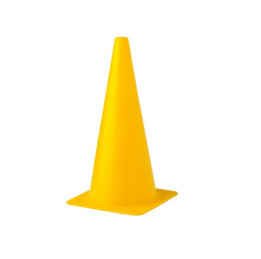 Slika Plastični stožec za trening 38 cm - Rumena 