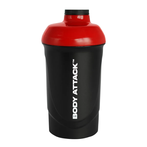 Slika ŠEJKER ČIERNA/ČERVENÁ 600 ML BODY ATTACK