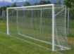 Slika Premični aluminijast nogometni gol 6 × 2 m — Ø80 mm z vključeno mrežo — VI 6033