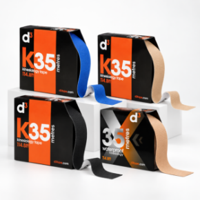 Slika za kategorijo d3Tape K35 / X35 – kineziološki trak 5 cm x 35 m